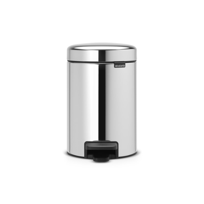 Poubelle à pédale NewIcon argent brillant 3 L BRABANTIA