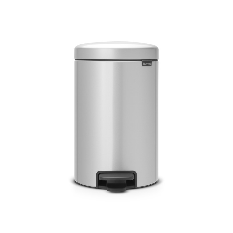 Poubelle à pédale NewIcon gris métallique 12 L BRABANTIA