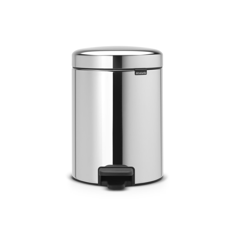 Poubelle à pédale NewIcon argent brillant 5 L BRABANTIA