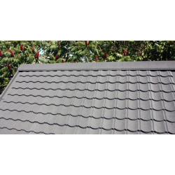 Panneau tuile modulaire anthracite Easy-tuile | IKO Panneau tuile modulaire anthracite Easy-tuile | IKO