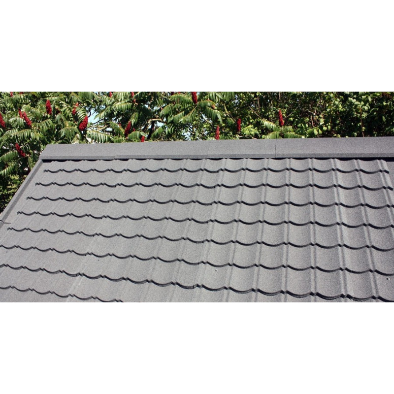 Panneau tuile modulaire anthracite Easy-tuile | IKO Panneau tuile modulaire anthracite Easy-tuile | IKO