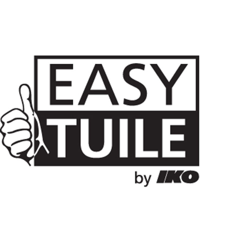 Panneau tuile modulaire anthracite Easy-tuile | IKO Panneau tuile modulaire anthracite Easy-tuile | IKO