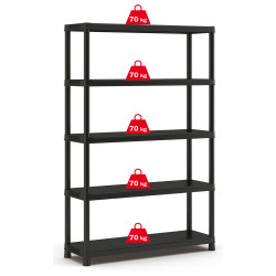 Étagère KETER Plus 120x40x187cm – Rangement Durable | KETER