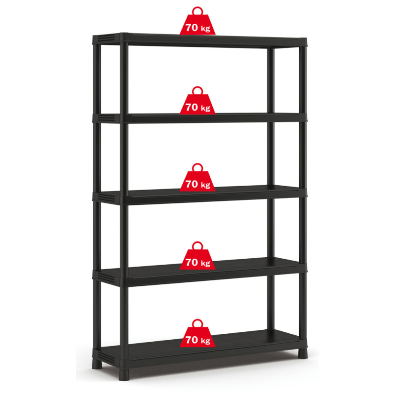 Étagère KETER Plus 120x40x187cm – Rangement Durable | KETER