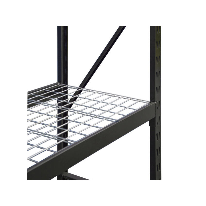 Étagère industrielle 200 x 200 x 61 cm acier noir PRACTO HOME