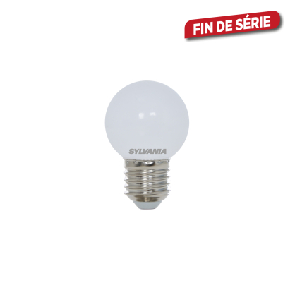 Ampoule LED Boule E27 1 W 100 lm blanc chaud SYLVANIA