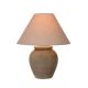 Lampe de table brune Ramzi E27 60 W LUCIDE