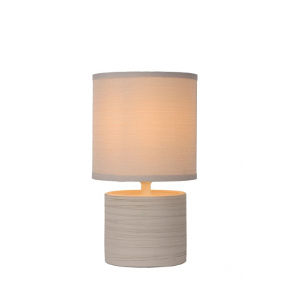 Lampe de table crème Greasby E14 40 W LUCIDE