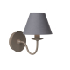 Applique Campagne taupe dimmable E14 40 W LUCIDE