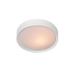 Plafonnier Lex Blanc Dimmable Ø 25cm – Éclairage LED | LUCIDE