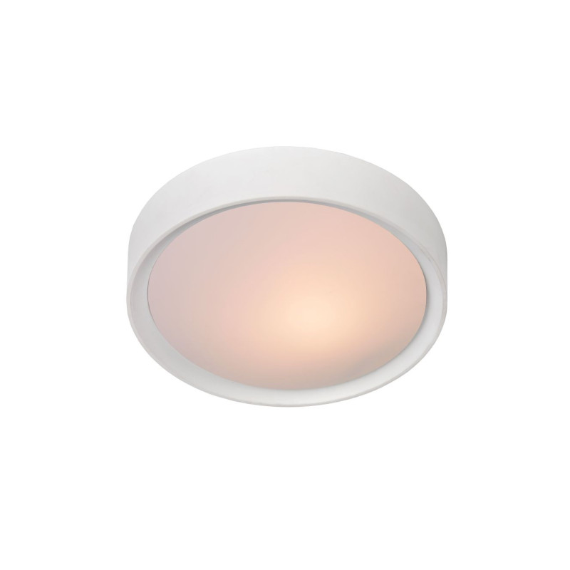 Plafonnier Lex blanc dimmable Ø 25 cm E27 9 W LUCIDE