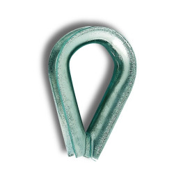 Cosse-cœur acier zingué 5mm – Fixation robuste | CHAPUIS

