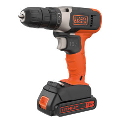 Perceuse-visseuse sur batterie BCD001C1-QW 18 V BLACK+DECKER