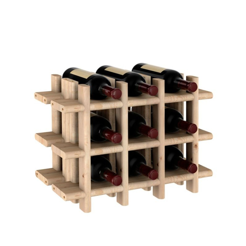 Porte bouteilles en bois 32,5 x 43 x 22 cm