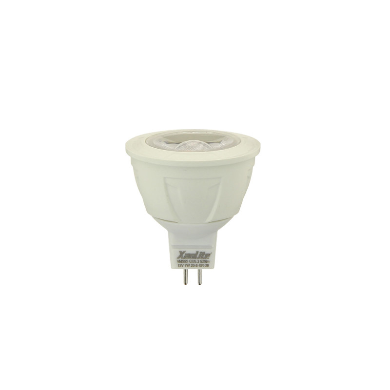 Ampoule LED GU5.3 7 W 620 lm blanc chaud XANLITE