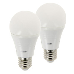 Ampoule LED E27 8W Blanc Chaud 2 Pcs – Éclairage Doux | XANLITE
 Ampoule LED E27 8W Blanc Chaud 2 Pcs – Éclairage Doux | XANLITE