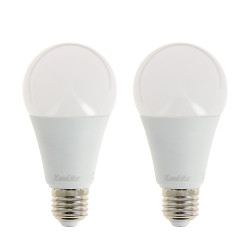 Ampoule LED E27 14W Blanc Chaud 2P – Éclairage Doux | XANLITE

