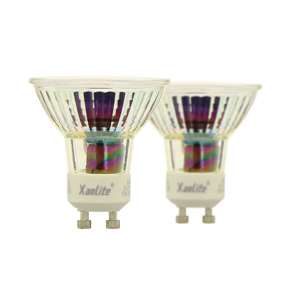 Ampoule LED GU10 5 W 345 lm blanc chaud 2 pièces XANLITE