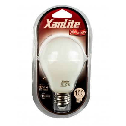 Ampoule à filament LED E27 11,8 W 1521 lm blanc neutre XANLITE