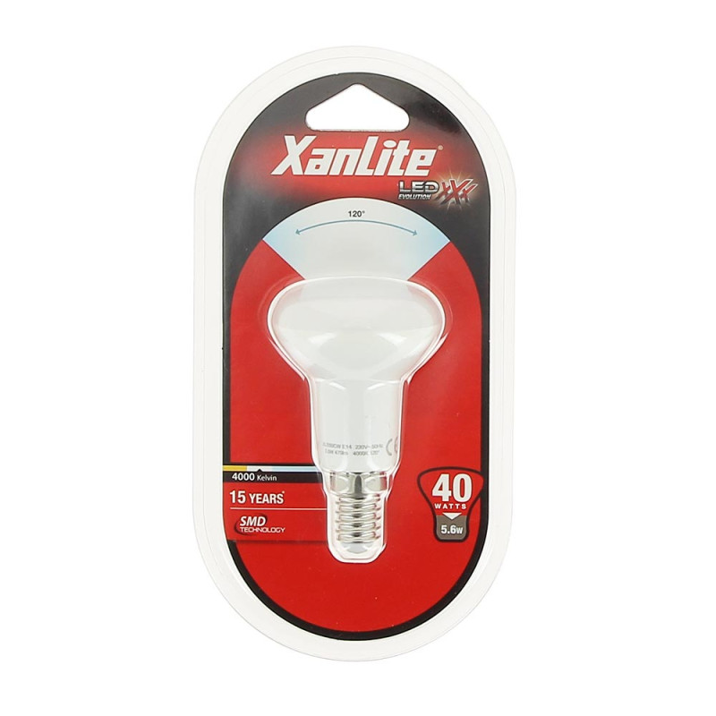 Ampoule led E14 470lm 6W blanc neutre - XANLITE - Mr.Bricolage