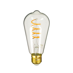Ampoule LED Vintage E27 4W Blanc Chaud – Ambiance Chaleureuse | XANLITE