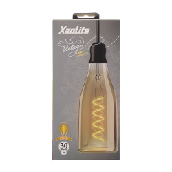 Ampoule LED Bouteille E27 4W Blanc Chaud – Éclairage Doux | XANLITE Ampoule LED Bouteille E27 4W Blanc Chaud – Éclairage Doux | XANLITE