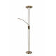 Lampadaire bronze Champion LED 20 W et 4 W dimmable LUCIDE
