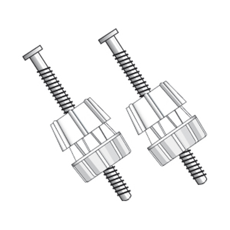 Set de fixations par le dessous pour abattant WC ALLIBERT