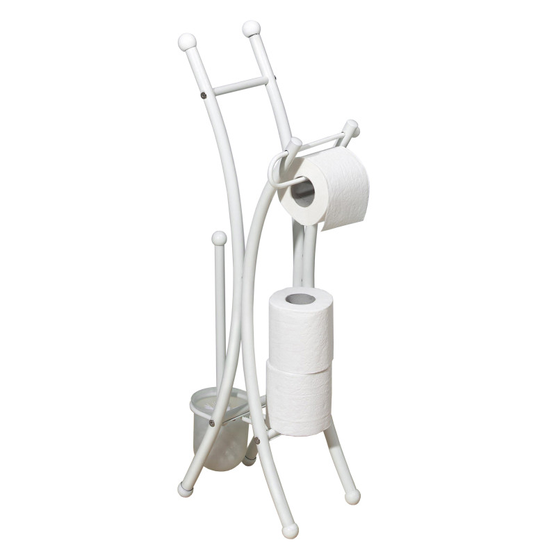 Valet de WC Corfou blanc 18 x 74 x 28 cm ALLIBERT