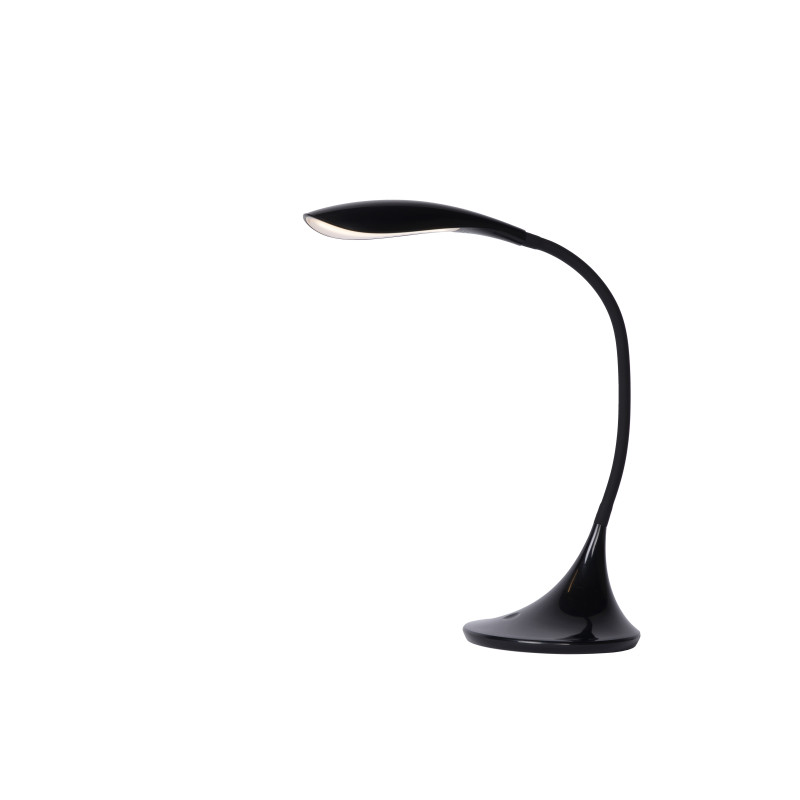 Lampe de bureau LED Emil noire dimmable 4 W LUCIDE