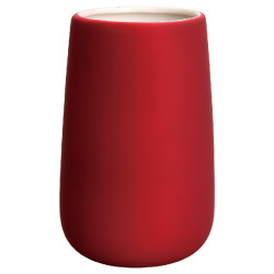 Verre à poser O Touch rouge ALLIBERT – Design & Pratique
