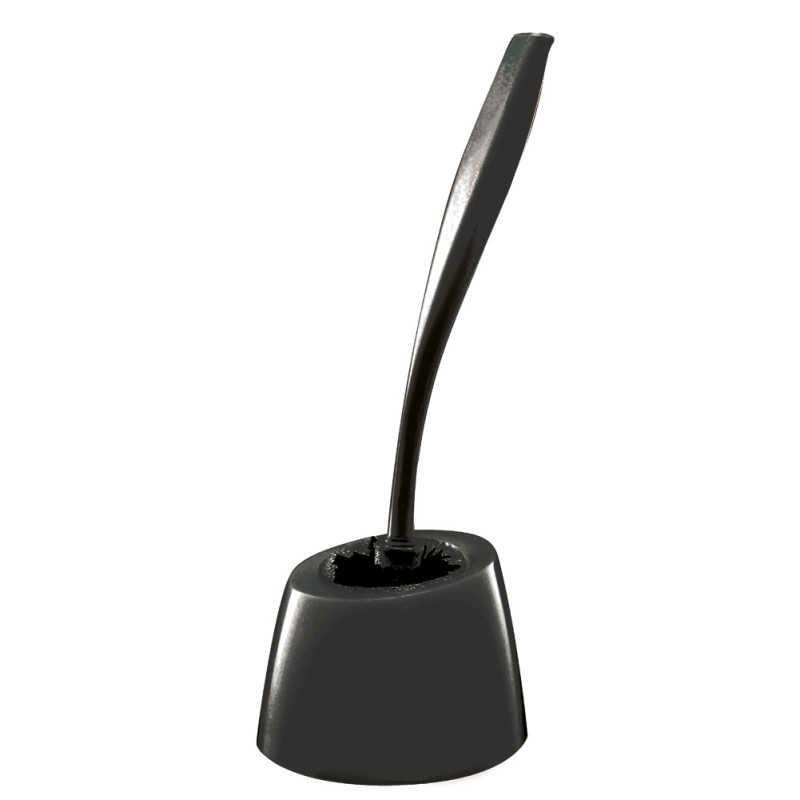 Brosse de toilette Happy noir ALLIBERT