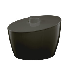 Pot de rangement Happy noir ALLIBERT – Organisez votre espace