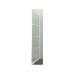 Paroi de douche fixe Loft-Game blanc 90 x 200 cm ALLIBERT