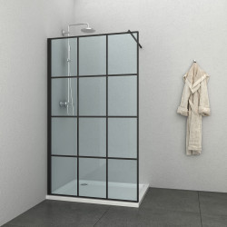 Paroi de douche Loft-Game noir 140x200cm – Design moderne | ALLIBERT