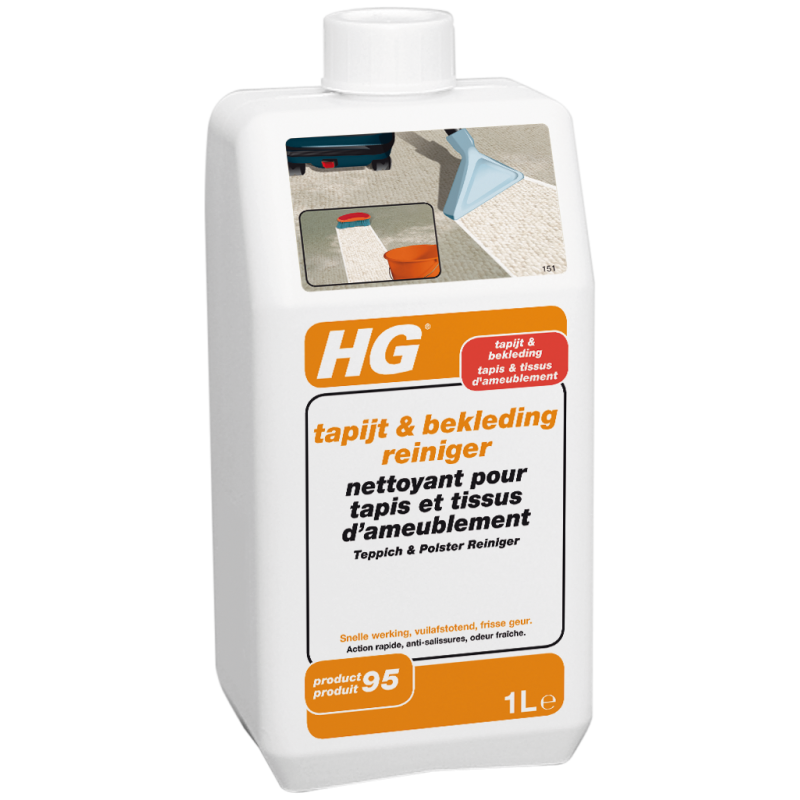 Nettoyant pour tapis et tissus d'ameublement 1 L HG