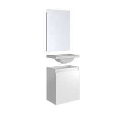 Meuble lave-mains Porto blanc – Gain de place | ALLIBERT Meuble lave-mains Porto blanc – Gain de place | ALLIBERT