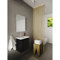 Meuble lave-mains Porto noir – Design & Pratique | ALLIBERT
 Meuble lave-mains Porto noir – Design & Pratique | ALLIBERT