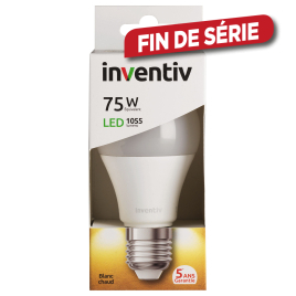 Ampoule LED classique E27 11 W 1055 lm blanc chaud INVENTIV