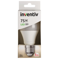 Ampoule LED classique E27 11 W 1055 lm blanc neutre INVENTIV