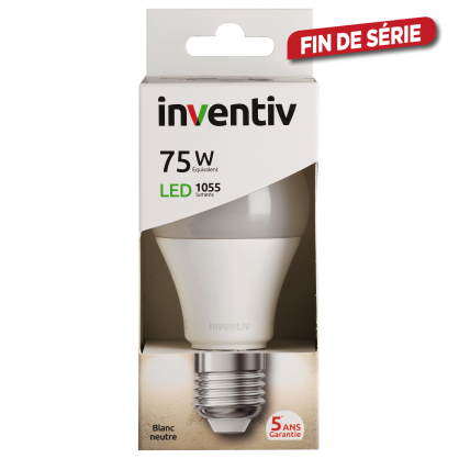 Ampoule LED classique E27 11 W 1055 lm blanc neutre INVENTIV