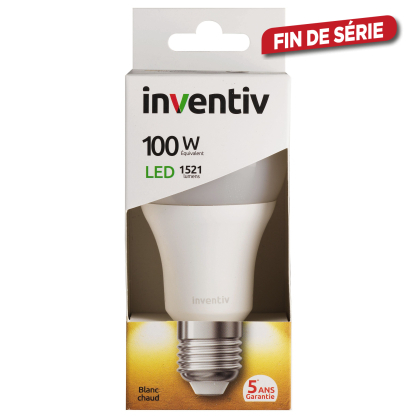 Ampoule LED classique E27 14 W 1521 lm blanc chaud INVENTIV
