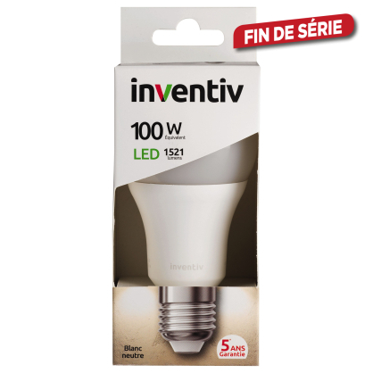 Ampoule LED classique E27 14 W 1521 lm blanc neutre INVENTIV