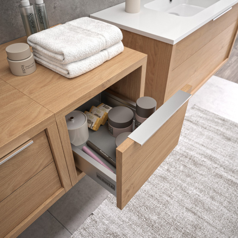 Meuble d'appoint Sorento 40cm Chêne Kendal – Rangement Pratique | ALLIBERT