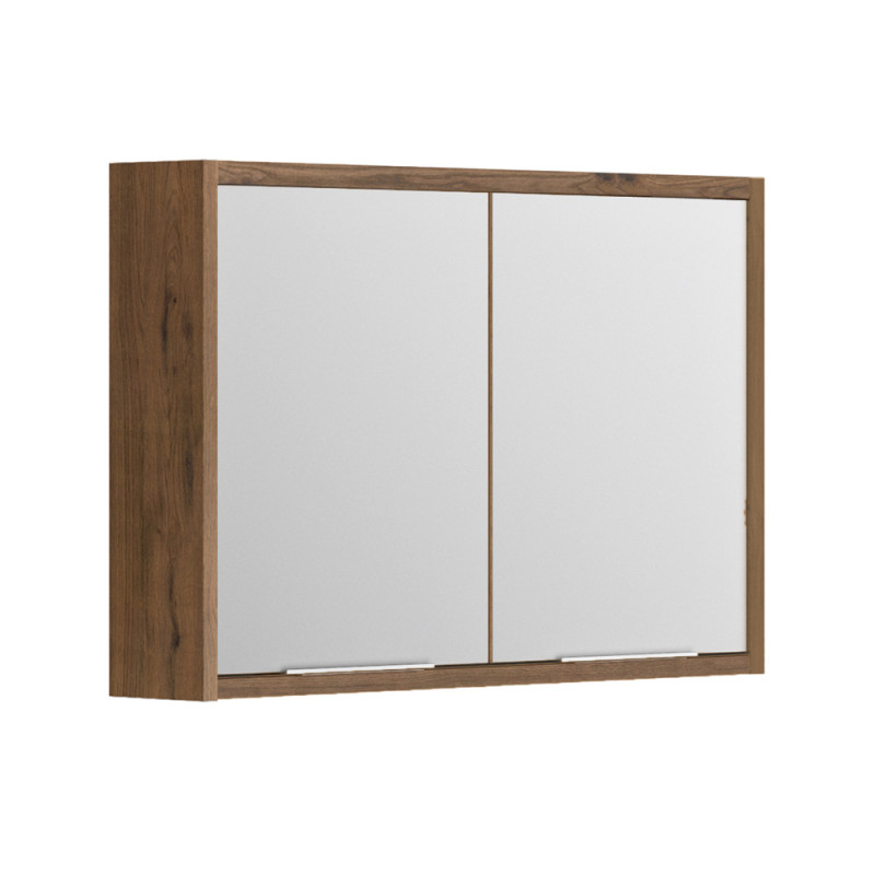 Armoire de toilette Sorento Chêne Cognac 80 cm ALLIBERT