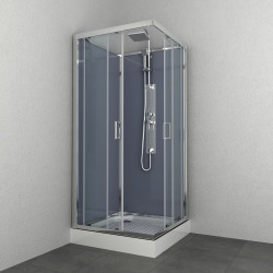 Cabine de douche Everest carrée 90x90 – Design & Pratique | ALLIBERT