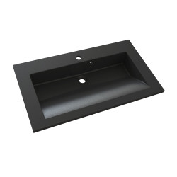 Plan de toilette Slide noir 80 cm ALLIBERT – Élégance & Praticité

