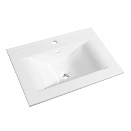 Plan de toilette Soft blanc 80 cm ALLIBERT