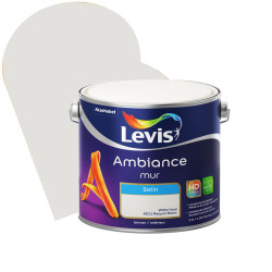 Peinture murale Ambiance Requin Blanc satiné 2,5L | LEVIS