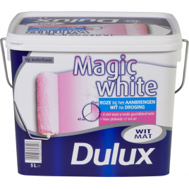Peinture pour mur et plafond Magic White 5 L blanc mat DULUX
